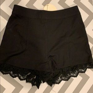 Black dress shorts